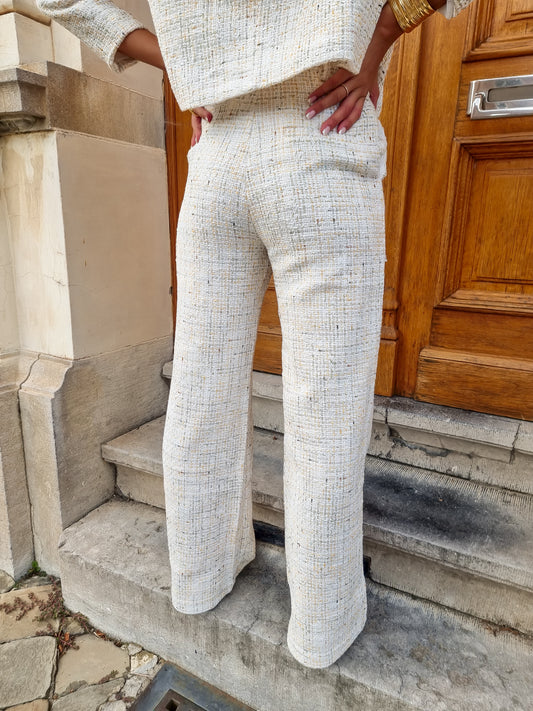 Pantalon tweed