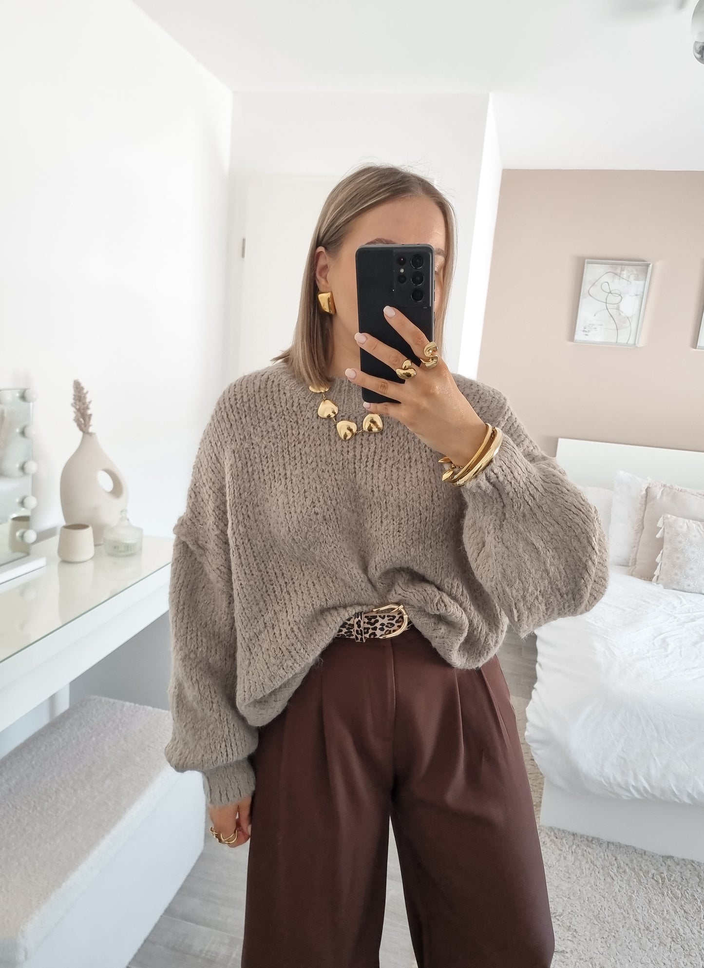 Pull loose maille