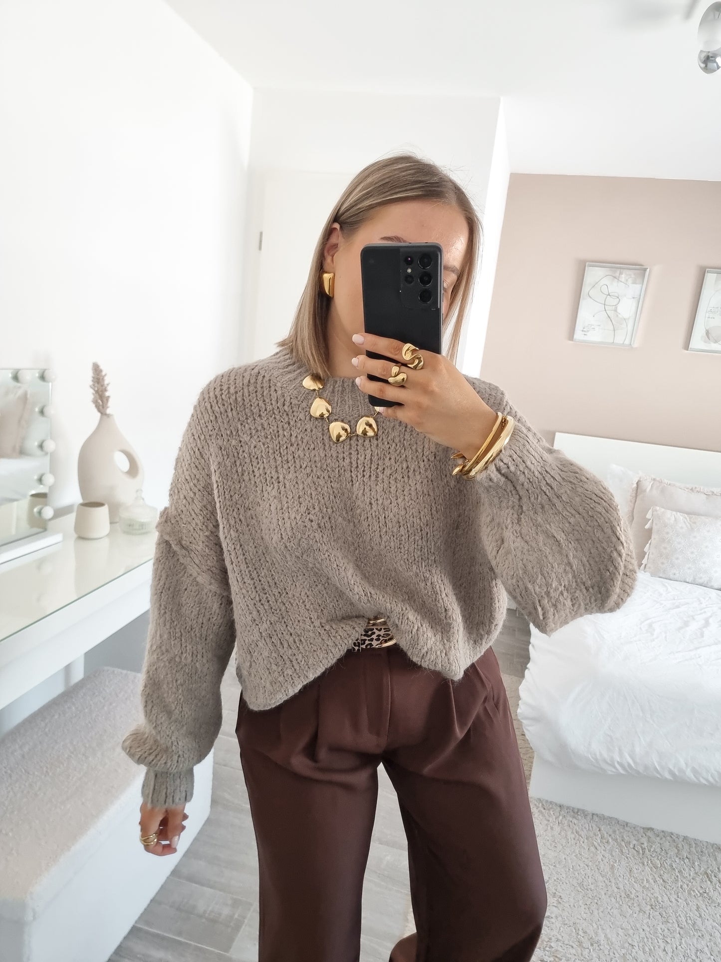 Pull loose maille