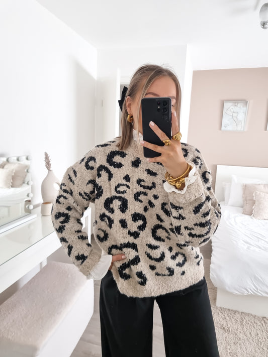 Pull leopard laine