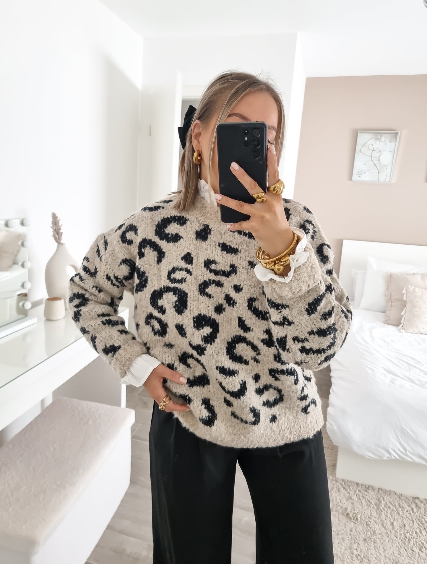 Pull leopard laine